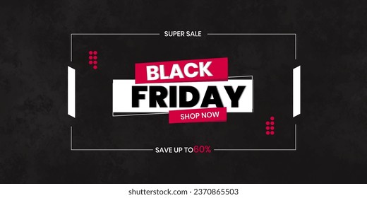 Creative Black Friday sale social media post template. Black Friday poster. Black Friday sale.