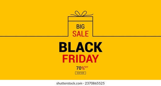 Creative Black Friday sale social media post template. Black Friday poster. Black Friday sale.