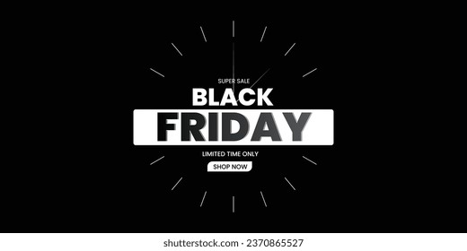 Creative Black Friday sale social media post template. Black Friday poster. Black Friday sale.