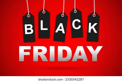 Creative Black Friday sale social media post template. vector illustration