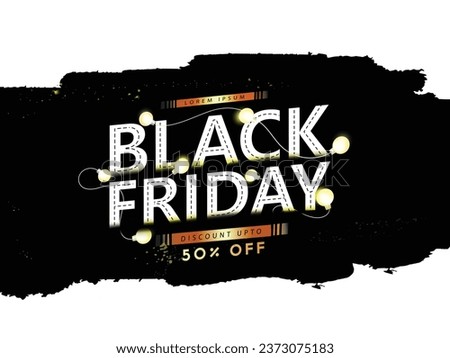 creative Black Friday vector banner,poster illustration for Sale with abstract background. 