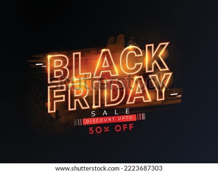 creative Black Friday vector Sale banner .

