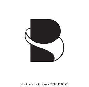 Creative Black Letter B Logo Design Konzept für die Marke und Business Identity. Neues Design, 2022-2023