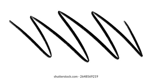 Dibujo de línea negro creativo sobre fondo blanco