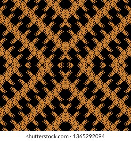creative black orange Abstract artistic art deco pattern for design and background