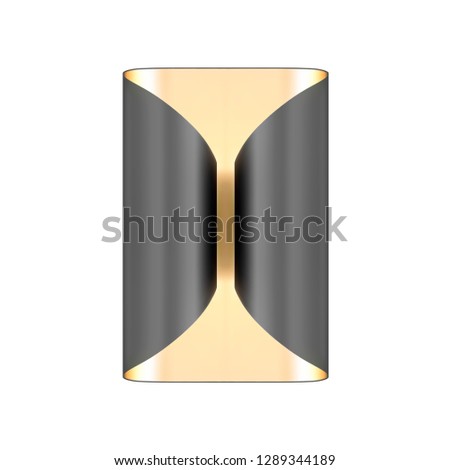 Creative black ribbon on light background. Realistic black ribbon. Vector illustration.
