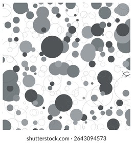 Creative black and white abstract patter background.