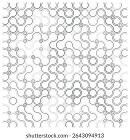 Creative black and white abstract patter background.