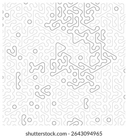 Creative black and white abstract patter background.