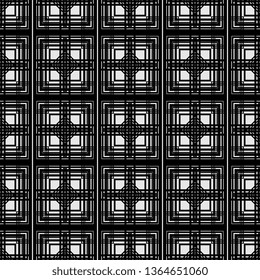 creative Black and white Art deco Pattern tile with mandala art. Oriental vector background. Ethnic textile. Perfect for printing on fabric or paper