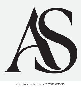 Creativo blanco y negro COMO logotipo del monograma, tipografía entrelazada elegante, diseño minimalista moderno