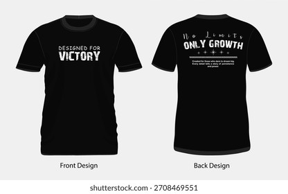 Uma mistura criativa de tipografia com design de camisa.