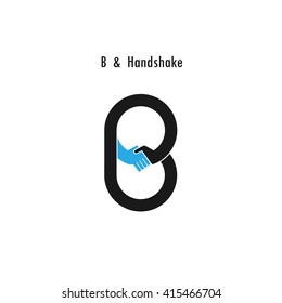 Creative B-letter icon abstract logo design vector template.Business offer,partnership icon.Corporate business and industrial logotype symbol.Vector illustration