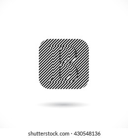 Creative B-letter icon abstract logo design vector template.B-alphabet symbol.Corporate business and education creative logotype symbol. Vector illustration
