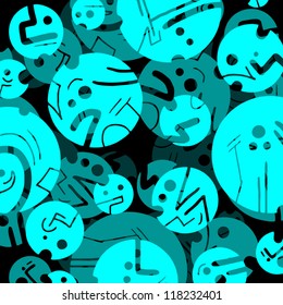 Creative blue art wallpaper
