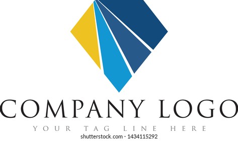 Creative Blue Color Diamond Logo Design.this is high resolution,creative and unique Diamond logo.you can use this logo for your company and website.this is print ready logo.