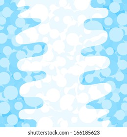 Creative blue frame