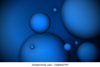 Papel de pared geométrico creativo azul. Composición de formas de degradado de moda. Vector Eps10.