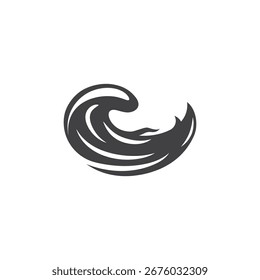 Creative blue ocean wave abstract logo design. Logo for business, travel, holidays and vacations.
