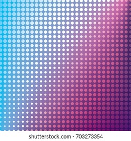 creative blue pink shade halftone pattern design