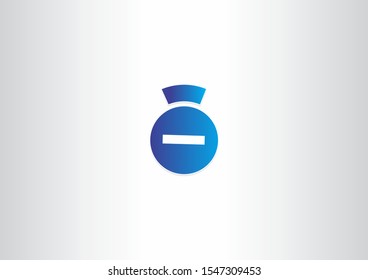 Creative Blue Security guard logo design vector shield template.