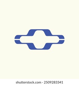 Creative Blue Technology solution logo Design.
