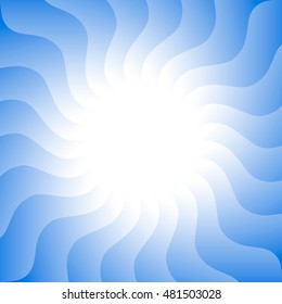 Creative Blue Vector Pattern for Background. Bright Design Illustration with Wave Elements.