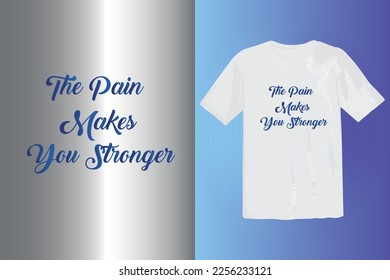 plantilla de diseño de camisetas azul-blanco creativo