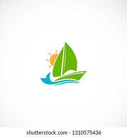 Creative Boat Sail Vector Logo Designs