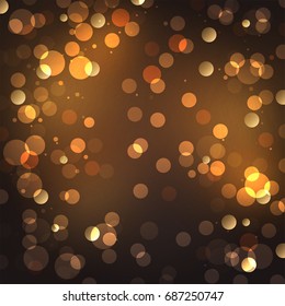Creative bokeh abstract texture colorful blur background ornament vector illustration.