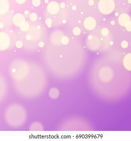 Creative bokeh abstract texture colorful blur background ornament vector illustration.