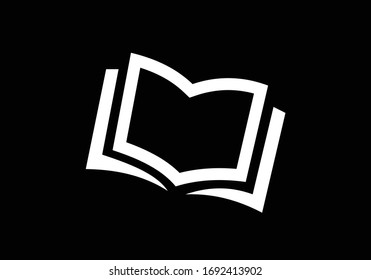 Creative Book Concept Logo Design Template, Education Logo