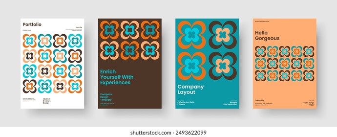 Creative Book Cover Design. Abstract Poster Layout. Geometric Brochure Template. Background. Banner. Flyer. Business Presentation. Report. Leaflet. Advertising. Brand Identity. Pamphlet. Notebook
