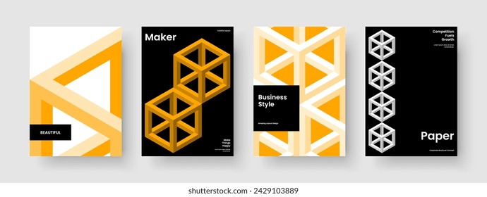 Creative Book Cover Design. Geometric Business Presentation Layout. Isolated Brochure Template. Background. Banner. Poster. Report. Flyer. Journal. Advertising. Leaflet. Catalog. Magazine