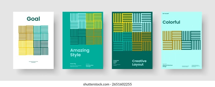 Diseño de portada de libro creativo. Diseño geométrico del cartel. Plantilla de fondo aislado. Anuncio. Presentación de Negocios. Volante. Folleto. Informe. Panfleto. Cartera. Diario. Revista. Cuaderno. Manual