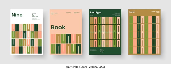Diseño de portada de libro creativo. Plantilla de volante aislada. Diseño de presentación comercial geométrica. Cartel. Informe. Anuncio. Folleto. Antecedentes. Boletín informativo. Publicidad. Handbill. Prospecto. Diario
