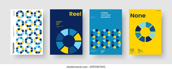 In: Creative Book Cover Design. Isoliertes Layout für Geschäftspräsentationen. Geometrische Banner-Vorlage. Bericht. Hintergrund. Flyer. Poster. Broschüre. Merkblatt. Broschüre. In: Journal. In: Magazine. Brande Identität