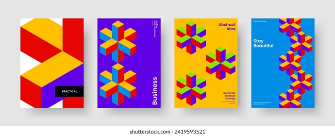 Creative Book Cover Design. Modern Report Layout. Geometric Business Presentation Template. Banner. Brochure. Poster. Background. Flyer. Portfolio. Brand Identity. Advertising. Handbill. Magazine