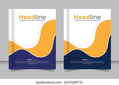 Creative book cover design, book cover template, 8.5 inch width 11 inch height size book cover
