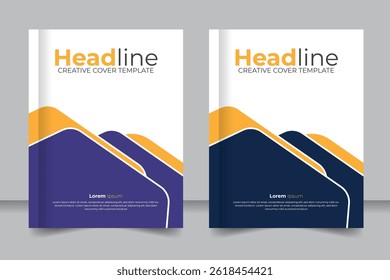 Creative book cover design, Unique and professional stylish Cover books presentation design for your business. 8.5 inch width 11 inch height size book cover
