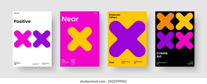 Diseño creativo de portada de libros. Plantilla de póster abstracto. Diseño de folleto aislado. Cartel. Informe. Volante. Presentación de negocios. Antecedentes. Folleto. Boletín informativo. Publicidad. Diario. Catálogo