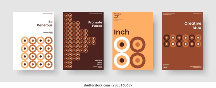 Creative Book Cover Layout. Geometric Poster Design. Isolated Business Presentation Template. Report. Background. Flyer. Banner. Brochure. Portfolio. Catalog. Pamphlet. Magazine. Brand Identity