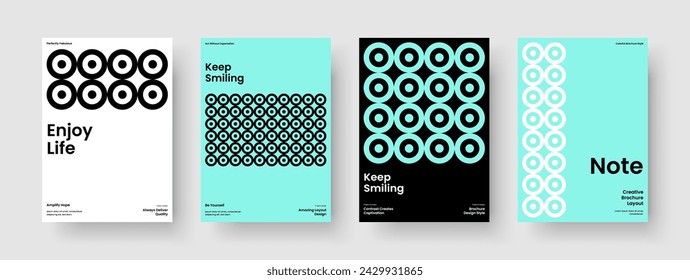 Kreatives Buchcover-Layout. Geometrisches Broschürendesign. Vorlage für abstrakte Geschäftspräsentation. Bericht. Hintergrund. Banner. Poster. Flyer. Katalog. In: Journal. Handzettel Markenidentität. Werbung