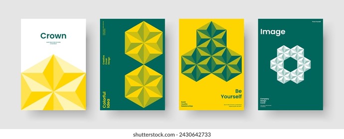 Creative Book Cover Layout. Geometric Flyer Design. Abstract Brochure Template. Poster. Banner. Report. Background. Business Presentation. Catalog. Advertising. Brand Identity. Magazine. Leaflet
