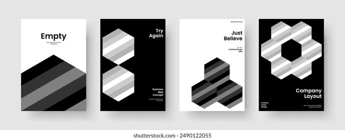 Creative Book Cover Layout. Geometric Poster Template. Isolated Brochure Design. Business Presentation. Report. Flyer. Background. Banner. Catalog. Handbill. Brand Identity. Notebook. Journal
