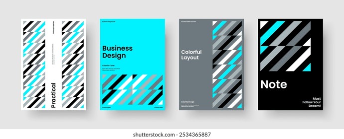 Creative Book Cover Layout. Geometric Report Design. Modern Brochure Template. Banner. Business Presentation. Background. Flyer. Poster. Brand Identity. Notebook. Catalog. Handbill. Pamphlet
