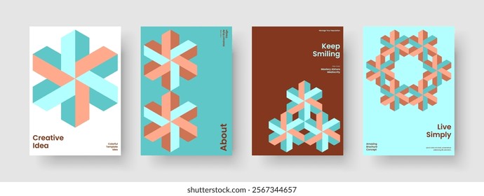 Creative Book Cover Layout. Geometric Poster Template. Abstract Business Presentation Design. Background. Banner. Brochure. Flyer. Report. Leaflet. Notebook. Journal. Handbill. Newsletter. Pamphlet