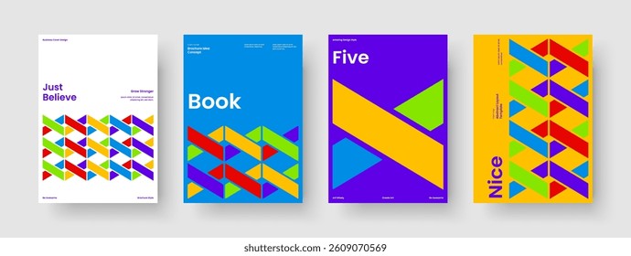 Creative Book Cover Layout. Geometric Brochure Design. Modern Business Presentation Template. Report. Poster. Background. Banner. Flyer. Portfolio. Magazine. Journal. Brand Identity. Newsletter