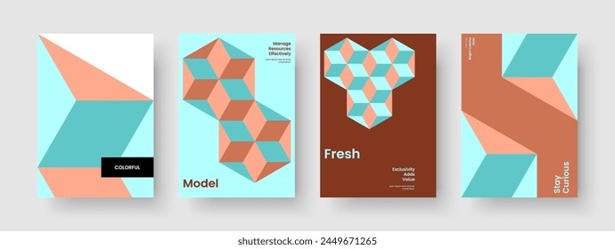 Creative Book Cover Layout. Modern Business Presentation Design. Isolated Report Template. Poster. Flyer. Brochure. Background. Banner. Handbill. Portfolio. Advertising. Brand Identity. Newsletter