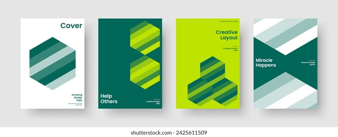 Creative Book Cover Template. Geometric Flyer Layout. Modern Background Design. Poster. Business Presentation. Report. Banner. Brochure. Journal. Notebook. Advertising. Handbill. Pamphlet. Magazine